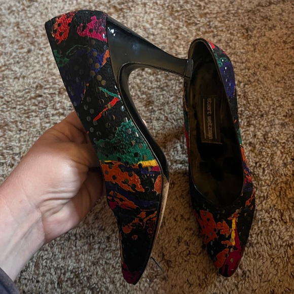 Vintage Stuart Weitzman heels with sparkle! Size‎ 7.5 - Picture 6 of 8